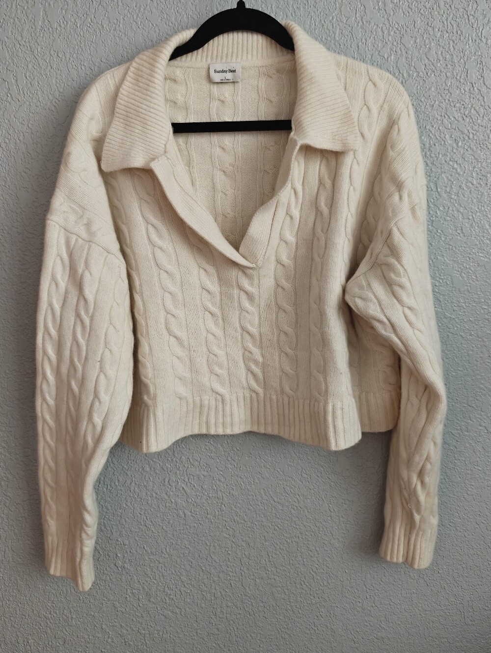 Aritzia Sunday Best Lottie Wool Sweater Size Large